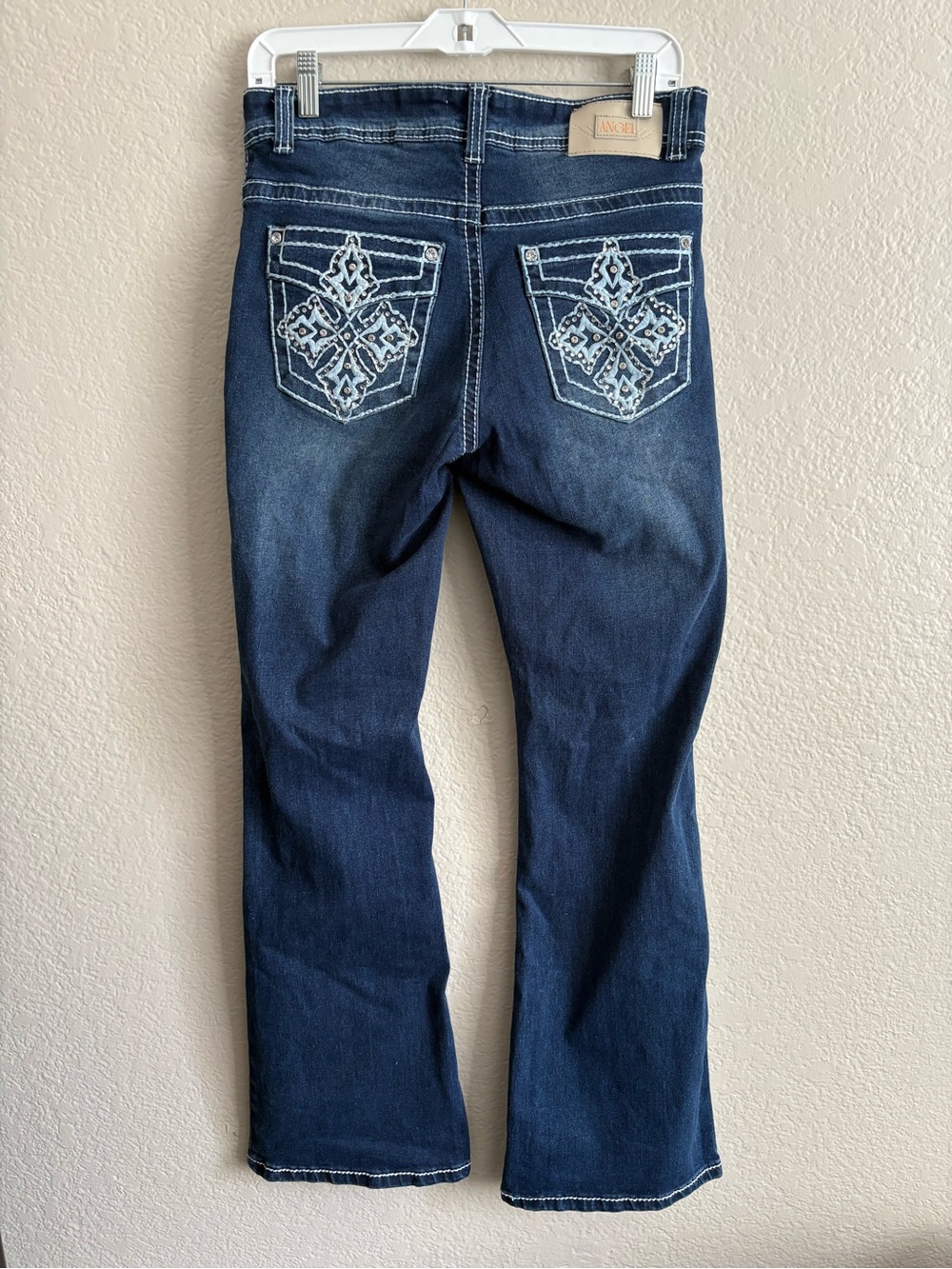 Dark Wash Jeans with Embroidered Back Pockets